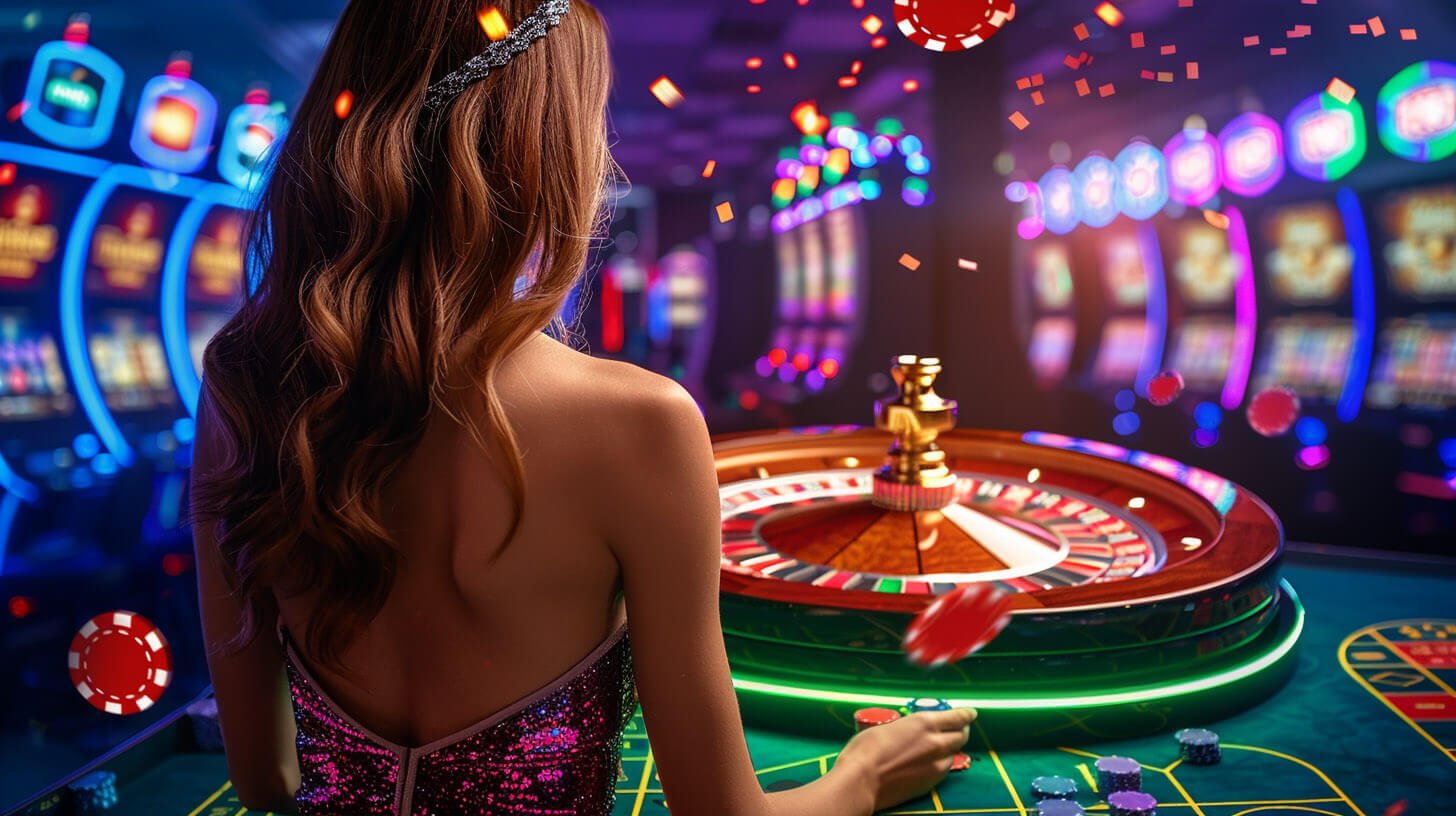Dealer Hot Pot profesional di studio bonus toto dengan kartu dan chip